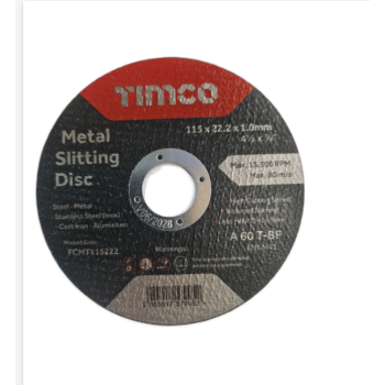 Cutting Disc 115 x 1 x 22.2